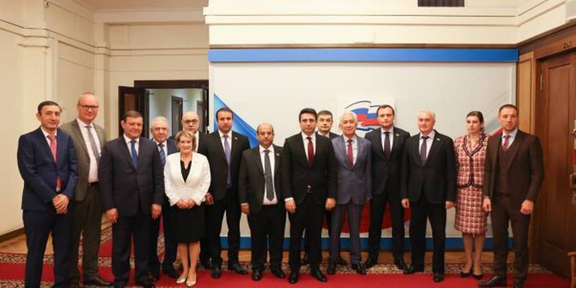 Делегация, возглавляемая председателем Парламента Армении, провела встречи с фракциями Государственной Думы РФ