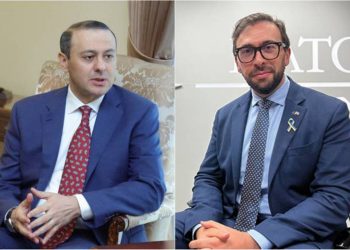 Секретарь Совбеза Армении и руководитель Бюро по связи НАТО в Грузии обсудили программы партнерства Армения-НАТО