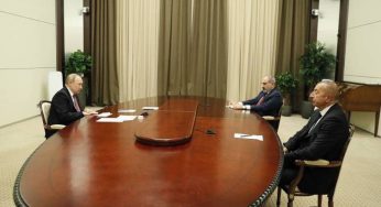 Путин пригласил премьер-министра Армении и президента Азербайджана на трехстороннюю встречу в России