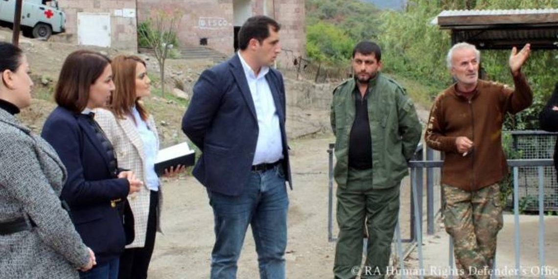 Кристинне Григорян зафиксировала в Неркин Ханде факты нарушения прав жителей