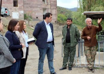 Кристинне Григорян зафиксировала в Неркин Ханде факты нарушения прав жителей