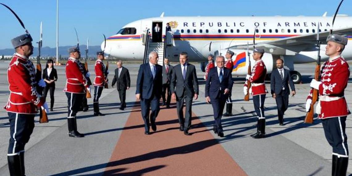 Президент Республики Армения с государственным визитом прибыл в Республику Болгария