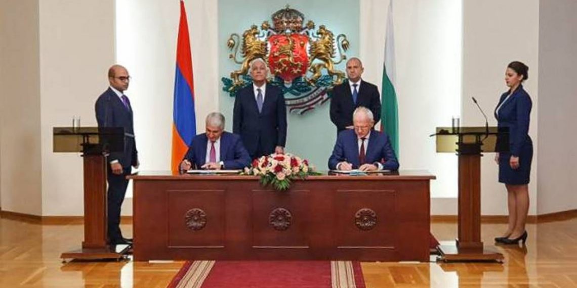 Армения и Болгария подписали Меморандум о сотрудничестве
