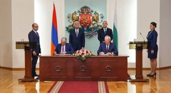 Армения и Болгария подписали Меморандум о сотрудничестве