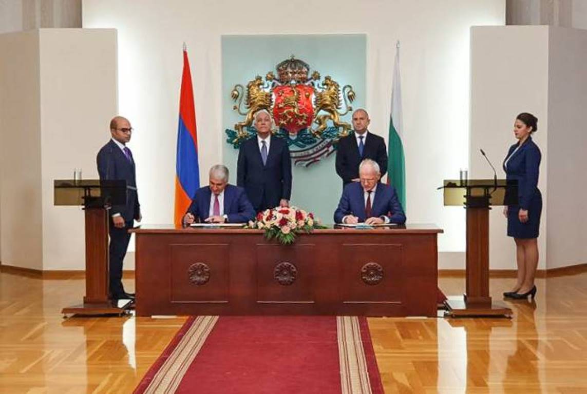 Армения и Болгария подписали Меморандум о сотрудничестве