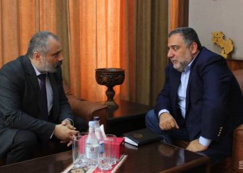 Глава МИД Арцаха и Рубен Варданян обсудили вопросы урегулирования азербайджано- карабахского конфликта