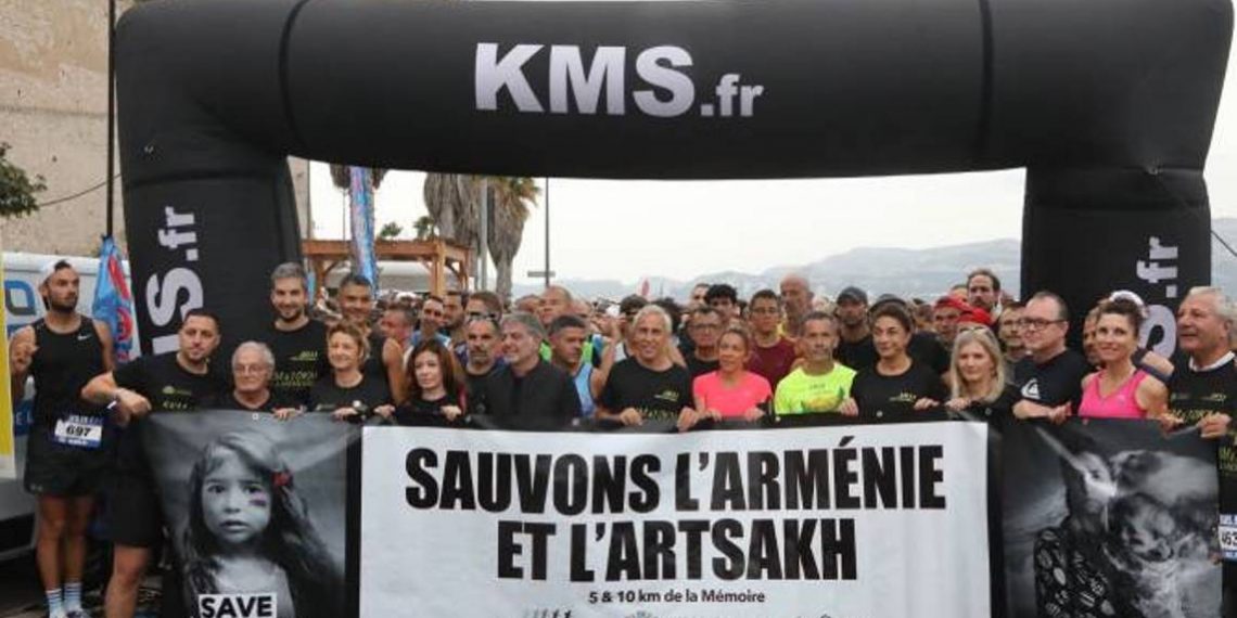 В Марселе состоялся забег «Спасем Армению и Арцах»