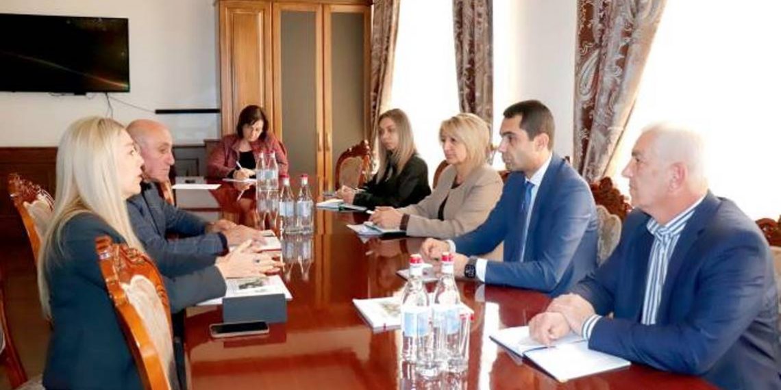 Губернатор Гегаркуника принял исполнительного директора Армянского общества Красного Креста