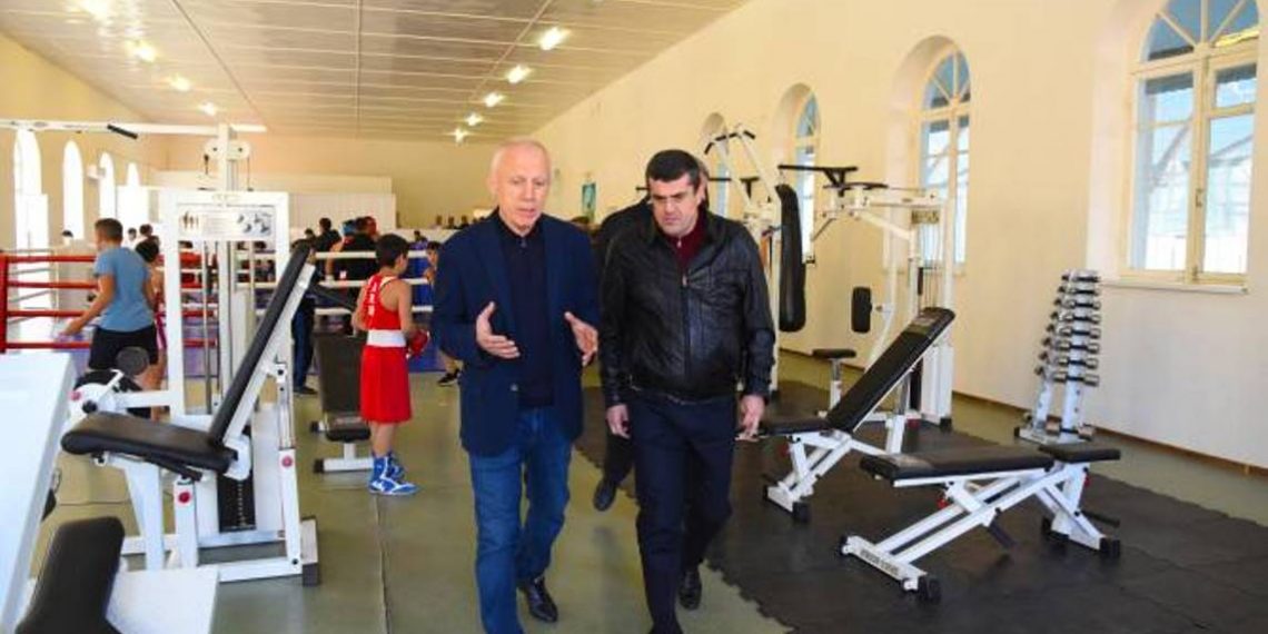 Президент Арцаха принял участие в церемонии открытия многофункционального спортивного комплекса в Чартаре