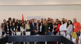 Замминистра ОНКС принял молодых людей из разных стран, прибывших в Армению в рамках программы «Эразмус+»