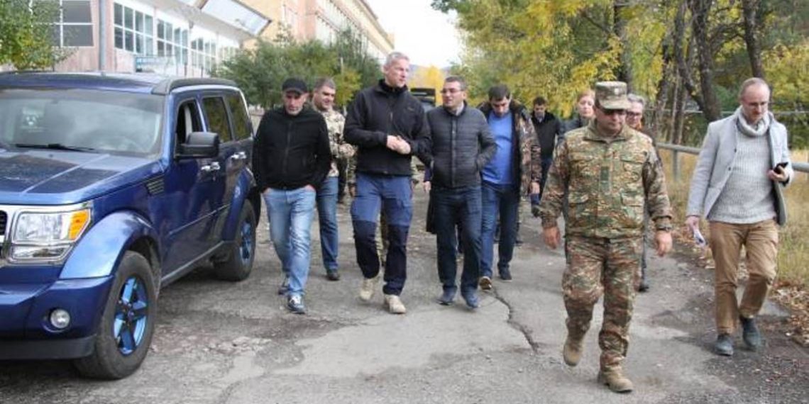 Глава общины Джермук представил группе ОБСЕ по оценке потребностей ситуацию после последней агрессии Азербайджана