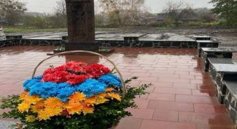 В Хмельницкой области Украины установили хачкар в память невинных жертв армянского и украинского народов
