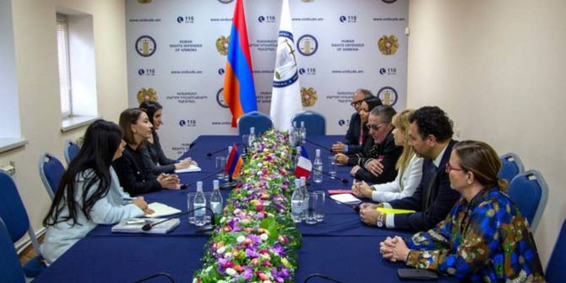 Омбудсмен Армении представила председателю Палаты адвокатов Монпелье последствия агрессии Азербайджана