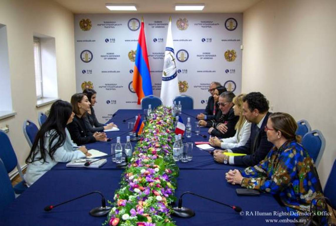 Омбудсмен Армении представила председателю Палаты адвокатов Монпелье последствия агрессии Азербайджана