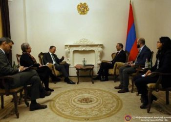 Секретарь Совбеза Армении принял специального представителя ЕС по вопросам Южного Кавказа и кризиса в Грузии