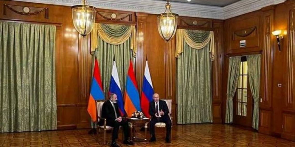 В Сочи проходит встреча Пашинян-Путин