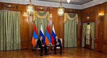 В Сочи проходит встреча Пашинян-Путин