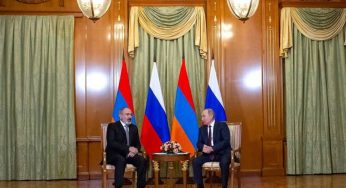 Завершилась встреча Пашиняна и Путина тет-а-тет