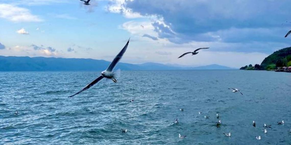 Уровень воды озера Севан ниже