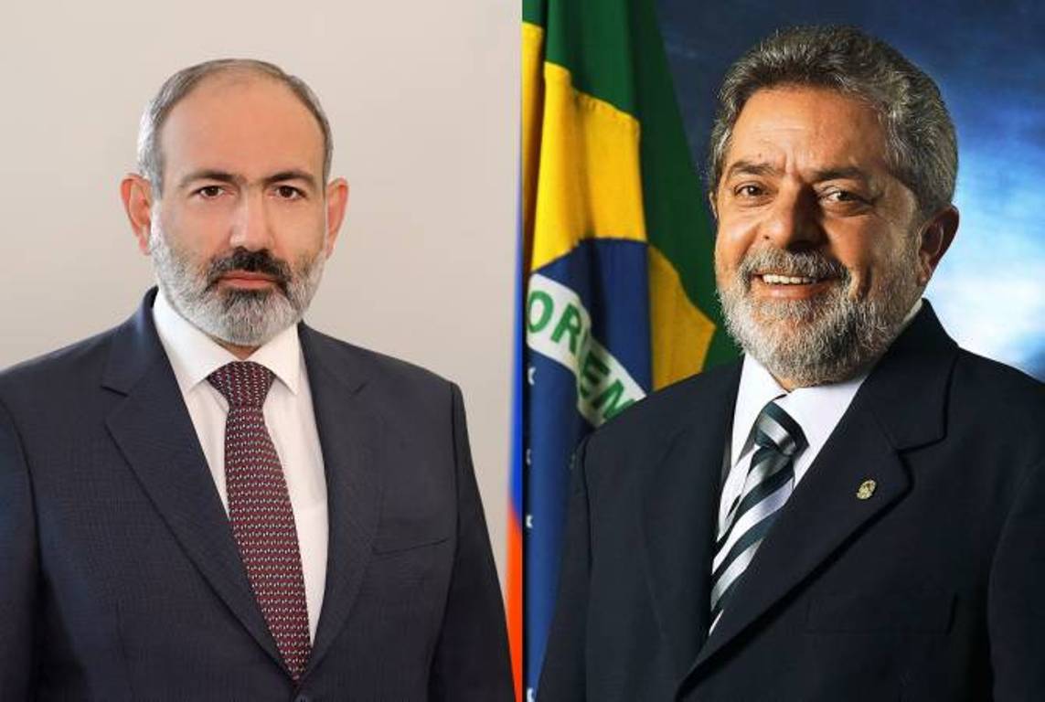 Премьер-министр Армении поздравил президента Бразилии в связи с его избранием