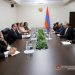 Секретарь Совета безопасности Армении принял делегацию, возглавляемую главой миссии наблюдателей ЕС в Армении и в Грузии