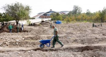 5 ноября в Цицернакаберде и Сараландже будет посажено около 5 000 деревьев