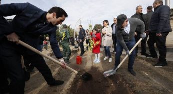 Никол Пашинян принял участие в посадке деревьев