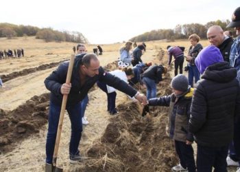 В Армении 5 ноября было посажено около 130 га деревьев —  451 тыс. саженцев