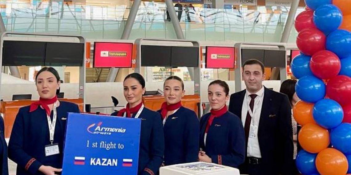 Авиакомпания Armenia Airways начала выполнение полетов по направлению Ереван- Казань-Ереван