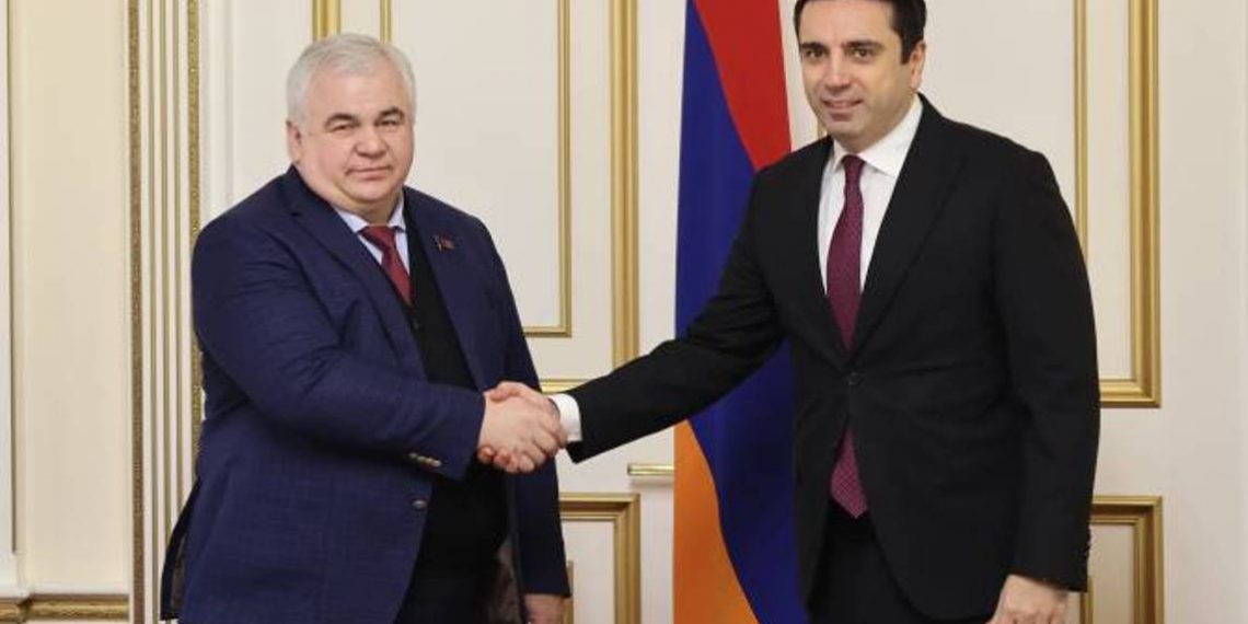 Спикер НС принял вице-спикера Комитета Государственной Думы ФС РФ по делам СНГ и евразийской интеграции