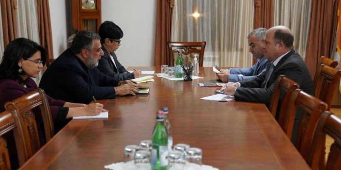 Рубен Варданян принял руководителя миссии МККК в Нагорном Карабахе