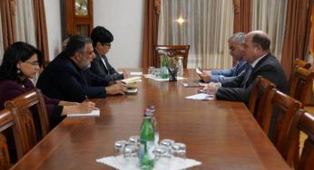 Рубен Варданян принял руководителя миссии МККК в Нагорном Карабахе