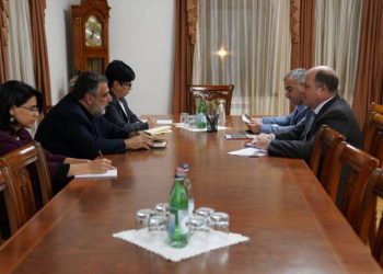 Рубен Варданян принял руководителя миссии МККК в Нагорном Карабахе
