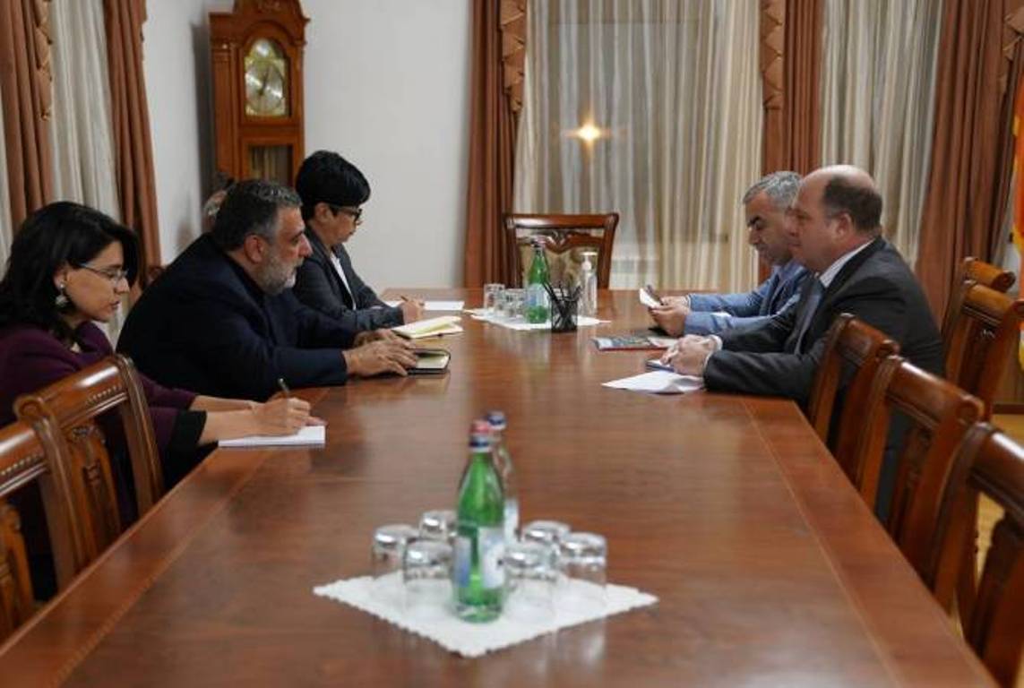 Рубен Варданян принял руководителя миссии МККК в Нагорном Карабахе