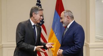 Энтони Блинкен призвал Никола Пашиняна сохранить динамику мирных переговоров