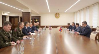 Министр обороны Армении и генерал ВС США обсудили вопросы сотрудничества в оборонной сфере