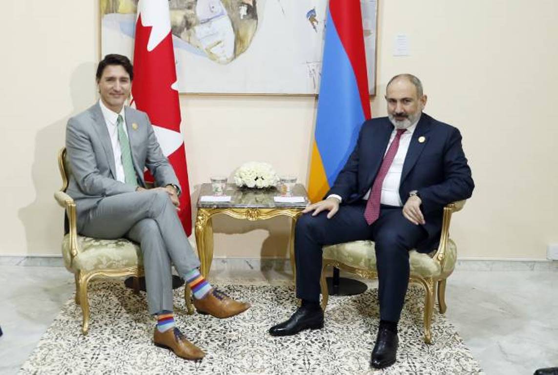 Пашинян и Трюдо обсудили вопросы дальнейшего развития армяно-канадских отношений