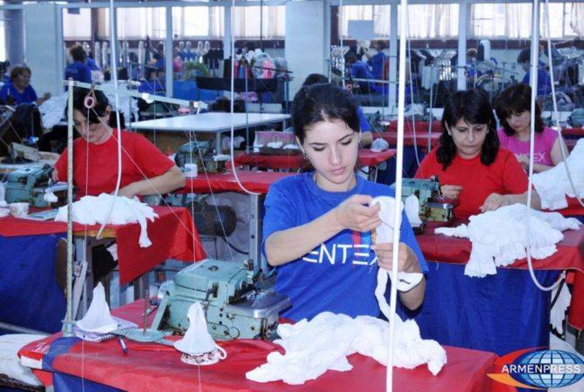 В третьем квартале обрабатывающая промышленность составила 12,1% ВВП Армении