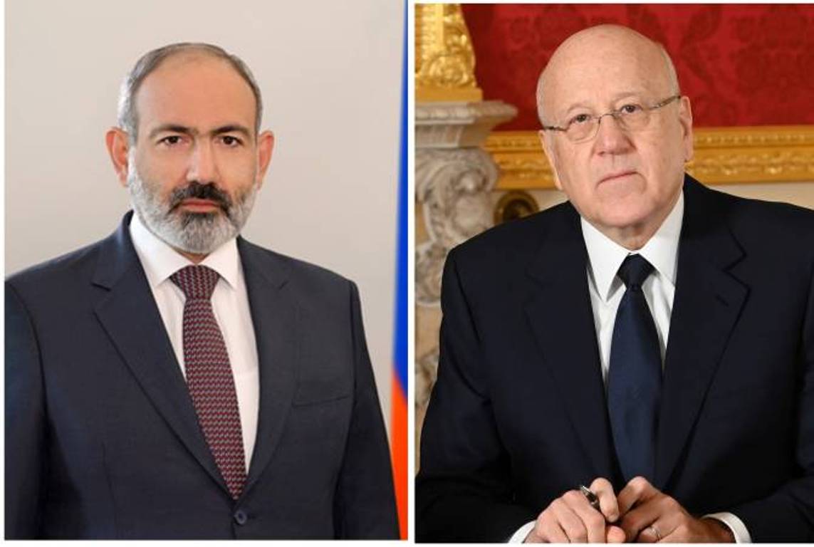 Армения рядом с Ливаном в это полное вызовов время: премьер-министр Армении поздравил премьер-министра Ливана