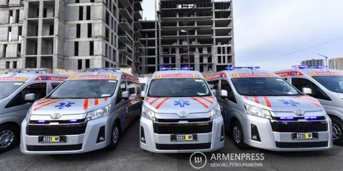 Парк скорой медицинской помощи Армении пополнился 39 новыми автомобилями