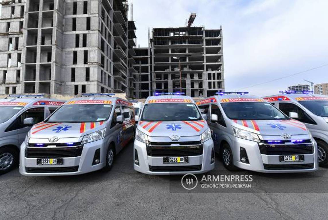 Парк скорой медицинской помощи Армении пополнился 39 новыми автомобилями