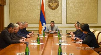 Под председательством президента Арцаха обсуждена политическая ситуация вокруг Республики Арцах