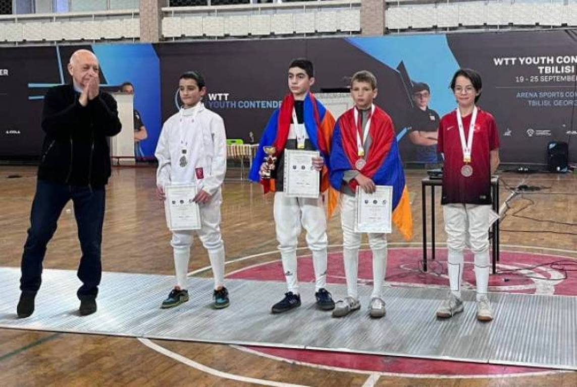 Юные фехтовальщики Армении на международных турнирах завоевали 2 золотые и 3 бронзовые медали
