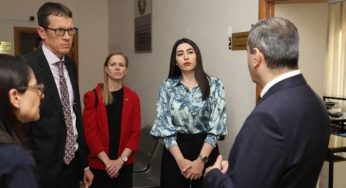 Заместитель министра юстиции Армении и временный поверенный в делах США посетили Службу пробации