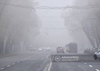 На автодорогах некоторых регионов Армении туманы