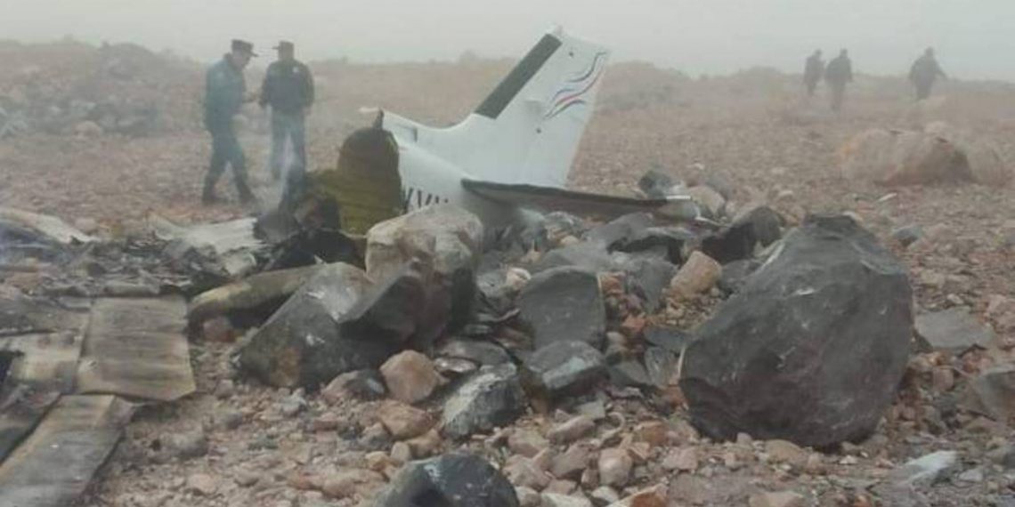 В районе села Джрабер упал самолет: на месте  происшествия обнаружено 2 обгоревших тела