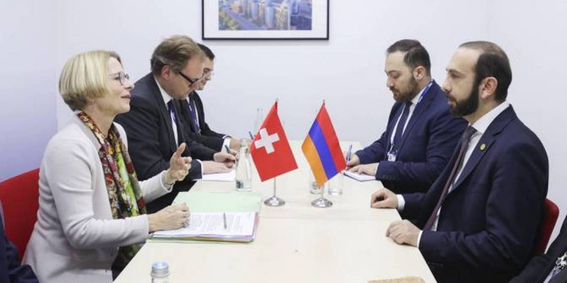Министр ИД Армении обсудил с госсекретарем Департамента ИД Швейцарии вопросы международной повестки дня