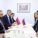 Встреча министра ИД Республики Армения с вице-премьером, министром ИД Республики Словения