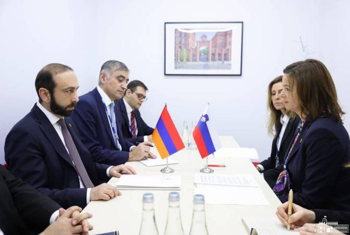 Встреча министра ИД Республики Армения с вице-премьером, министром ИД Республики Словения