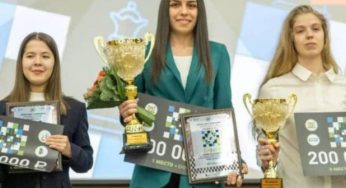 Гроссмейстер Мариам Мкртчян — победительница международного шахматного турнира в Ханты-Мансийске